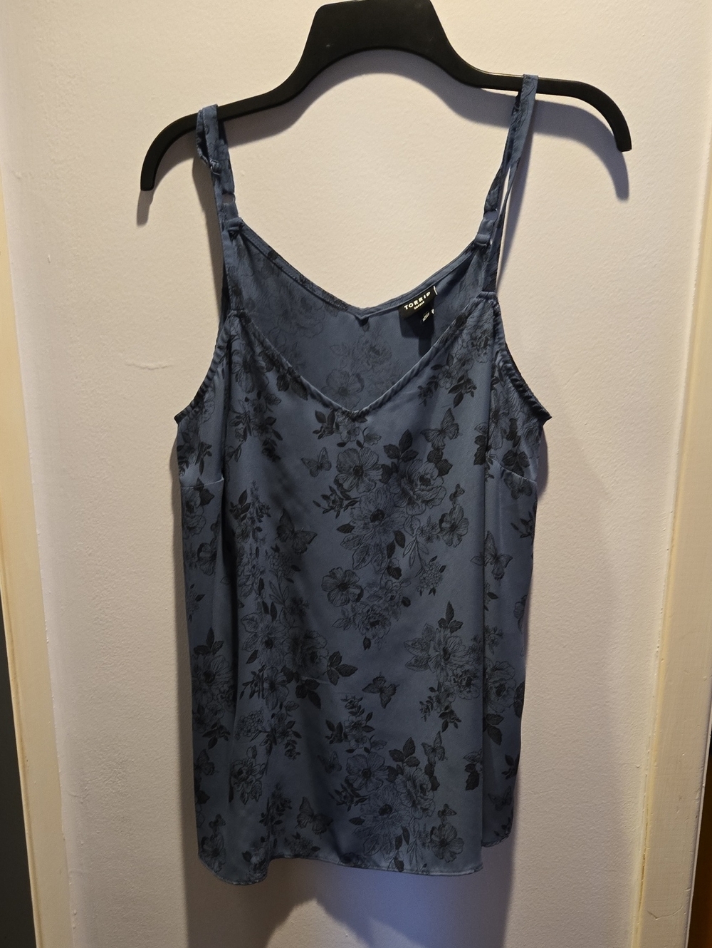 Torrid "Sophie" Dusty Blue Floral Cami